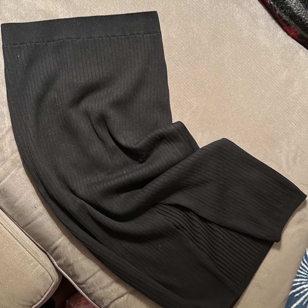 Free People ribbed midi skirt